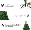 Collage of images and text describing features of an artificial Christmas tree. Produktbild-Vorschau