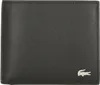 LACOSTE Cuir porte-monnaie FG M Billfold Coin Box Black Voir les images du produit 8