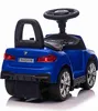 Rear view of a blue BMW M5 ride-on car for children. Produktbild-Vorschau