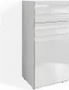 Vicco Midischrank Freddy, 36 x 79 cm, Weiß Hochglanz Produktbild-Vorschau 1