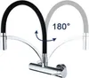 Wasserhahn Küche Wandmontage Schwarz,180° drehbar Silikon Produktbild-Vorschau 3