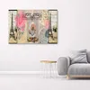 Leinwandbild postkarte aus frankreich 60x40 cm Feeby grau Produktbild-Vorschau 2