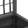 vidaXL Zahradní květináč s mřížkou, tmavě šedý, 36 x 36 x Náhled obrázku produktu 5