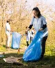 Müllsäcke Papier 120L 10 Stück blau – reißfest Abfallsäcke für Mülltrennung Recycling Náhled obrázku produktu