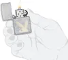 ZIPPO - Playboy Design - Cromo spazzolato Argento Bunny Anteprima dell’immagine prodotto 5