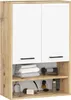 Akord Armoire Murale 2 Portes 1 Tiroir Chêne Artisan/Blanc Voir les images du produit 1