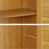 relaxdays Waschmaschinenschrank, 10020299_0 braun 3 Produktbild-Vorschau 6