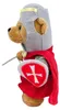 Teddybär Ritter 22 cm stehend rot Plüschtier Produktbild-Vorschau 2
