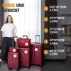 Trolleyset M-L-XL-Set, Gepäck mit Kosmetiktasche, Produktbild-Vorschau 8