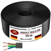 70m Kunststoffschlauchleitung H05VV-F 3G2,5 Schwarz Produktbild-Vorschau 4