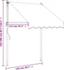 vidaXL Tenda da sole retrattile antracite 150x150 cm in Anteprima dell’immagine prodotto 12