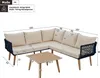 Flieks Gartenlounge-Set 3-tlg. mit Kissen und Gartentisch, Produktbild-Vorschau 7