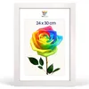 MG Design Bilderrahmen 24 x 30 cm - Fotorahmen mit Weiß Produktbild-Vorschau 1
