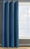 Vorhang Verdunklungsgardine mit Ösen 140x250 cm dunkelblau Produktbild-Vorschau 4