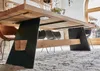 Esstisch Eiche massiv mit Stahlgestell Beam Rustikale Eiche Produktbild-Vorschau 4
