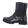 Högl Stiefelette schwarz Lack Biker-Boots 18cm Schafthöhe Produktbild-Vorschau 8