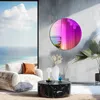 Miroir rond Vrygle Ø 66 cm, miroir mural irisé pour le Voir les images du produit 9