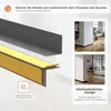 QUEST Minimalistische selbstklebende PVC-Sockelleiste – Produktbild-Vorschau 2