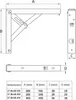 Regalhalter 3-stufig verstellbar 1 Paar Klappkonsolen Produktbild-Vorschau 6