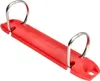 Ringbuchmechanik 2-Ringe D-Form rot Produktbild-Vorschau
