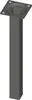 Nábytková noha 25x25x250 mm, černá Náhled obrázku produktu 1