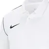 A close-up of a white Nike polo shirt. Náhled obrázku produktu