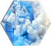 DEQORI Glasbild Echtglas 55x48 cm 'Zweifarbiger Qualm' Produktbild-Vorschau 1
