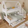 Hochwertiges Kinder-Etagenbett mit Treppenschrank und Produktbild-Vorschau 4