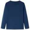 Kinder-Langarmshirt Marineblau 128 Produktbild-Vorschau 2