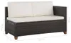 vidaXL 4-tlg. Garten-Lounge-Set mit Kissen Poly-Rattan Produktbild-Vorschau 7
