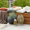 Dekoleuchte/Lampenschirm - D: 30cm, H: 46cm - für E27 Fassungen - outdoor - beige Produktbild-Vorschau
