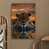 Wanddeko 60x90 cm - Tiere - Natur - Leopard - Produktbild-Vorschau 5