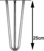 Mucola Tischbeine 4er Set Hairpin Leg Haarnadelbeine Produktbild-Vorschau 6