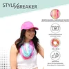 styleBREAKER Damen Loop Schal mit buntem Aquarell Produktbild-Vorschau 4