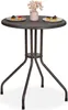 Relaxdays Gartentisch, H x D: 73 x 60 cm, Rattanoptik, Produktbild-Vorschau 1