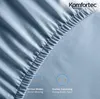 Komfortec Jersey Spannbettlaken 140x200 cm, 100% Baumwolle, Produktbild-Vorschau 2