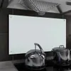vidaXL Alzatina da cucina in vetro temperato bianco 90x50 Anteprima dell’immagine prodotto 15
