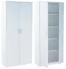 Armadio con scaffali LUCETTE – larghezza 74 cm, bianco Anteprima dell’immagine prodotto 9