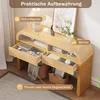 okwish: Tavolino consolle moderno con due cassetti e Anteprima dell’immagine prodotto 6