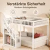 INONEFT Etagenbett 140x200cm, kinderbett mit Produktbild-Vorschau 7