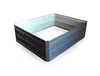 A gray metal raised garden bed is shown against a white background. Anteprima dell’immagine prodotto