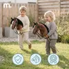 Mamabrum Hobby Horse Marrone 68 cm – Cavallo a bastone per Anteprima dell’immagine prodotto 2