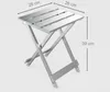 Leichter Aluminium Klapphocker Angelhocker Outdoorhocker Produktbild-Vorschau 2