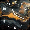 Wanduhr aus Glas mit Motiv Abstrakter Wirbel- 30 x 30 cm - Produktbild-Vorschau 1