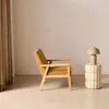 sweeek - Skandinavischer Sessel aus Holz und Cord - Produktbild-Vorschau 3