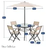 Home Collective Gartenmöbel Set Balkonmöbel Essgruppe Produktbild-Vorschau 2