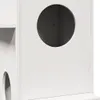 vidaXL Domek dla kota biały 43x43x90 cm lite drewno sosnowe Podgląd zdjęcia produktu 5