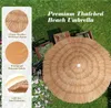 KOMFOTTEU 2M Sonnenschirm Hawaii, Strandschirm knickbar, Produktbild-Vorschau 3