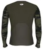 Under Armour Ua Hg Armour Comp Cb Ls - blu navy o verde, Anteprima dell’immagine prodotto 4
