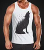 Herren Tanktop Wolf Natur Wild Life Moonworks® weiß XL Produktbild-Vorschau 2